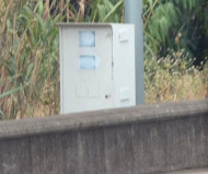 Speed camera painted on Tenerife