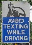 Anti-texting sign