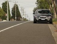 Victoria speed camera on a hill