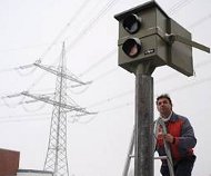 German speed camera