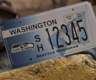 Washington license plate