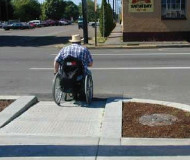 Wheelchair crossing