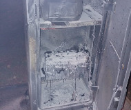 South African speed camera burned