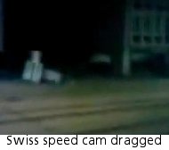 Speed camera dragged through Swiss streets