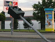 German speed camera