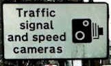 Speed camera sign